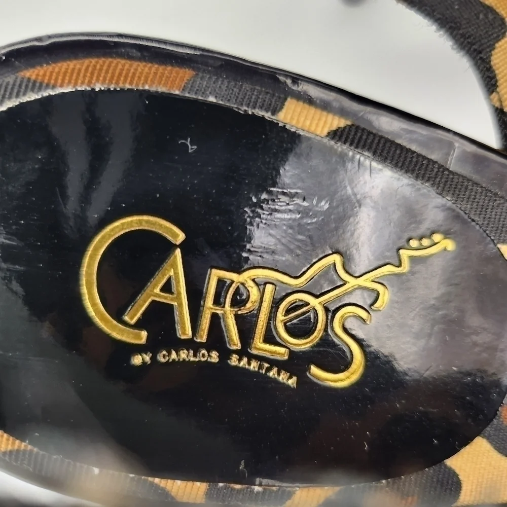 Carlos Santana Open-Toe Sandal Heels Size 8.5 Shoes